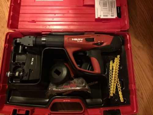 Hilti DX 460 Powder Actuated Nail FastenerTool and M72 Attachment with Case