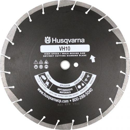 Husqvarna Wet/Dry Diamond Blade for Asphalt-14in Dia #VH10 14in