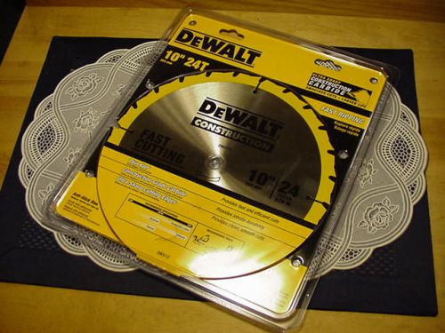 DeWalt DW3112 10-inch 24-tooth Fast Ripping Saw Blade NEW &amp; SEALED PACKAGE!