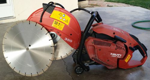 Barely used hilti gas saw dsh 700 - 14&#039;&#039; 14 in hand held cutoff chop cut off saw for sale