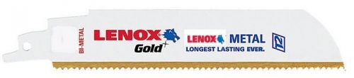 Lenox 810GR Gold Metal Sabre Saw Blades Pack of 5 203mm 10tpi