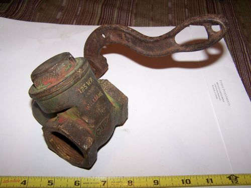 Old williams brass 1 1/4&#034; steam tractor engine throttle hit miss magneto nice! for sale