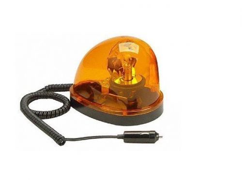 Emergency 1 rotating warning light- amber lens, magnet mount - brand new for sale
