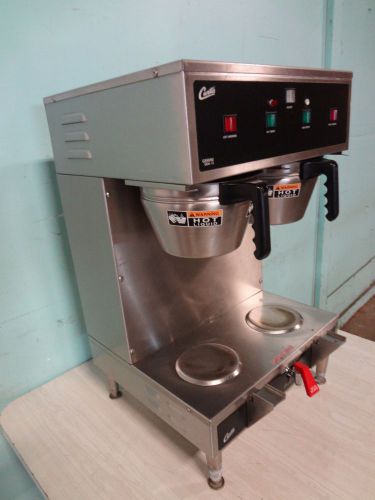 &#034; curtis &#034; h.d. commercial electric dual coffee brewer with hot water spigot for sale