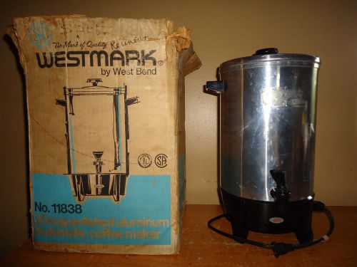 Westmark By Westbend 30 Cup Coffee Maker Percolator With Box Tested + Works
