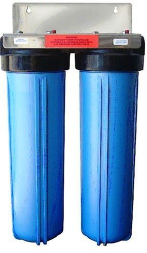 Dual big blue water filters housing 4.5&#034; x 20&#034; 1&#034;npt for sale