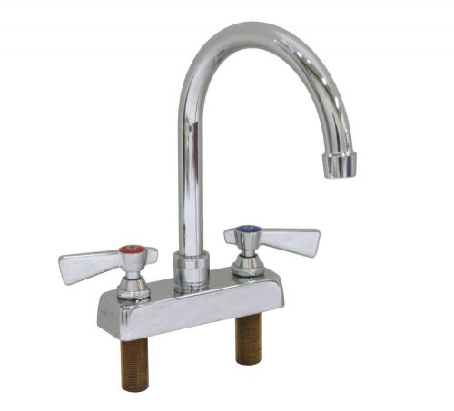 Aa faucet 4&#034; deck mount no lead faucet w/5&#034; gooseneck spout nsf approved aa-422g for sale