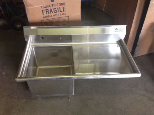 Advance tabco fc-1-1818-24r 1 compartment sink for sale