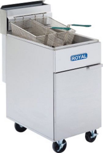 Royal range rft-75 50lb tube fryer 152,000 btu&#039;s (new) for sale