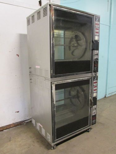 &#034;henny penny&#034; hd commercial scr-8 dbl.stack electric chicken/rib rotisserie oven for sale