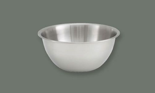 NEW MIXING  BOWL 8 QT SATIN FINISH INSIDE HEAVY DUTY