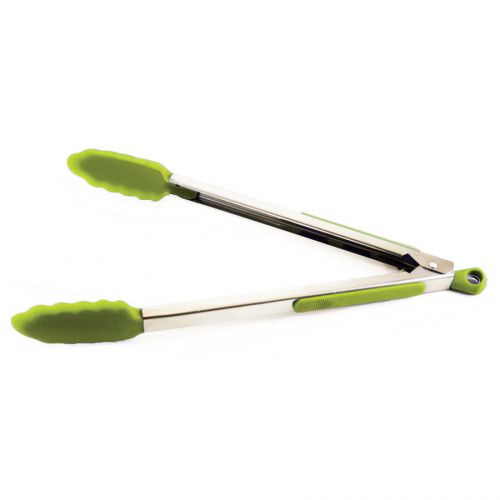 The Zeroll Co. Ussentials Stainless Steel Locking Tong Lime green