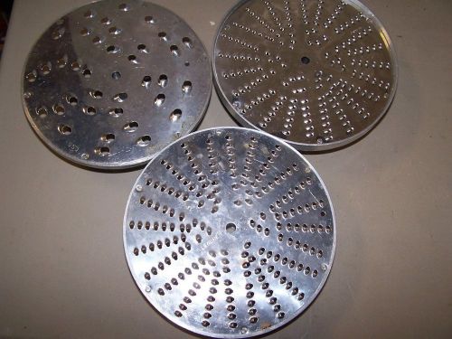 3 slicer discs for robot coupe r4 or r4x ~ we think r4 cs9 gruyere &amp; legumes  r for sale
