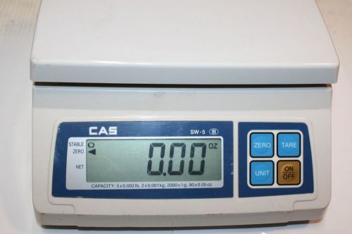 CAS SW-5 5LB NTEP Scale
