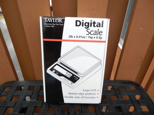 Taylor digital scale te32ft new in box for sale