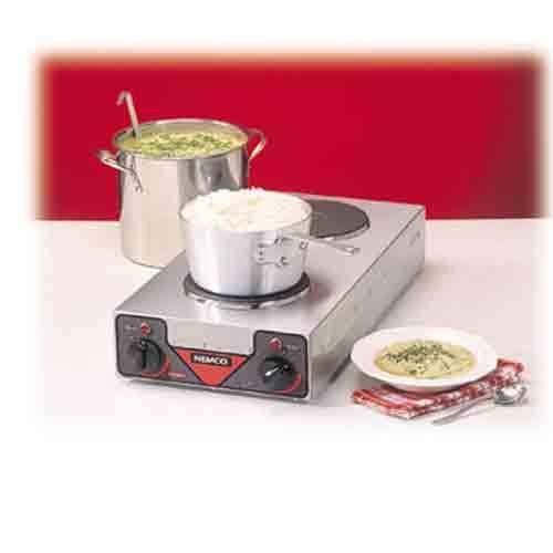 Nemco 6310-3 hotplate, two burners, countertop, electric, 120v, 2000 watts, 16.7 for sale