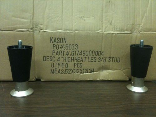 KASON 1749 SERIES 4&#034;  ADJUSTABLE HIGH HEAT LEGS ( BOX OF 60)