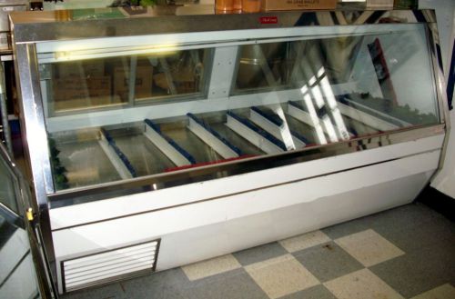 COMMERCIAL HOWARD McCRAY REFRIGERATED DELI CASE  95&#034; LONG  WORKS GREAT!!