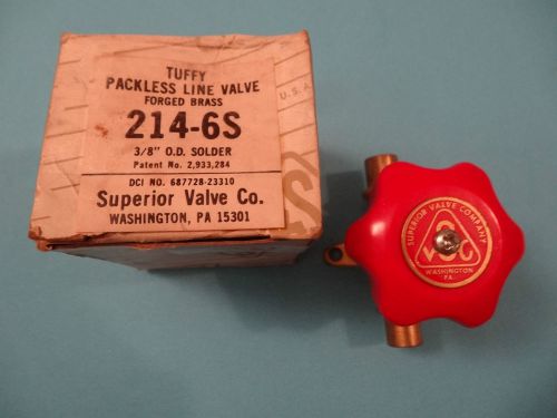 Svc refrigeration line valve 1/2&#034; o.d. 214-6s for sale