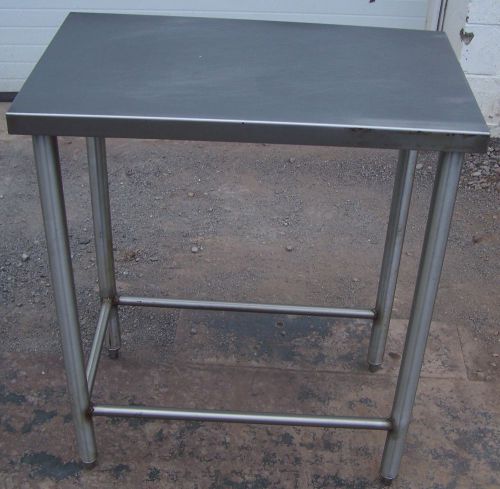 Stainless steel filler work table 18 x 30 x 35&#034; tall for sale