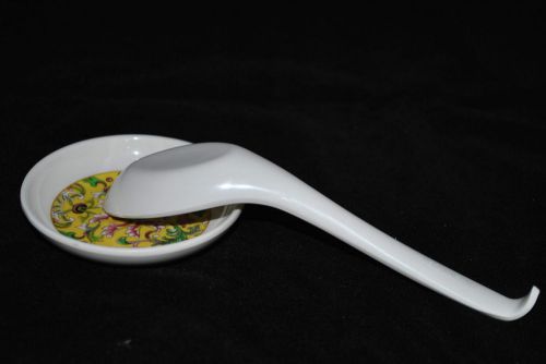 10 Dz New Melamine LCS 01063D Spoon with Hook Dynasty pattern