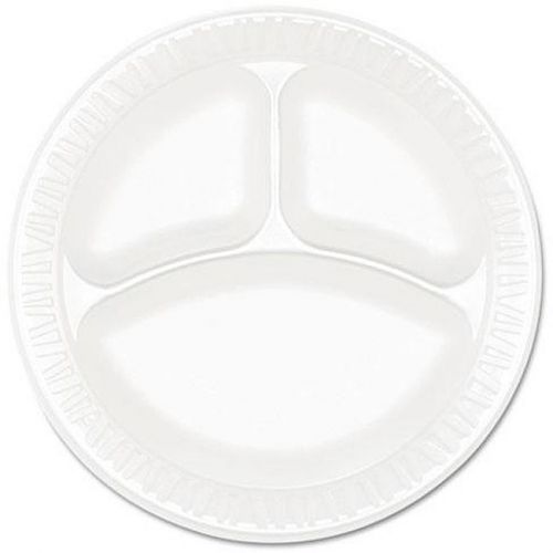 Dart concorde compartmented 9-inch foam plates (case of 500) brand new! for sale