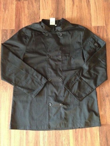 Chef Revival Coat Jacket Size M Uniform Black Cook Kitchen Staff Cooking