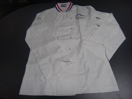 Chef&#039;s jacket, cook coat, with venessa  logo, sz l newchef uniform for sale