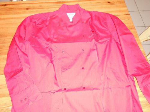 Culinary Classics RED Chef Uniform Jacket Size L
