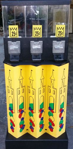3 in 1 Gumball and Candy Vending Machine With Keys &#034;Free Shipping in the  USA&#034;