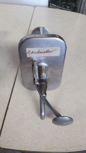 Vintage Stainless Steel  Topping Pump Dispenser Condiments restaurant table top