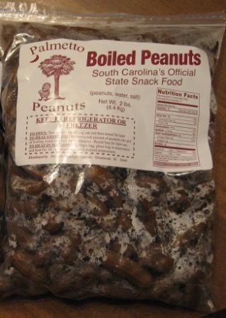 Boiled Peanuts -Fresh- Palmetto Peanuts  4 - 2 lb bags