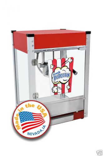 New cineplex red 4 oz popcorn popper machine by paragon for sale