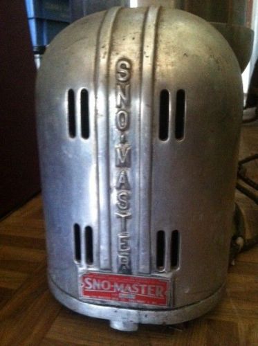 Rare vintage sno-master commercial snow cone machine made in usa! no reserve!!! for sale
