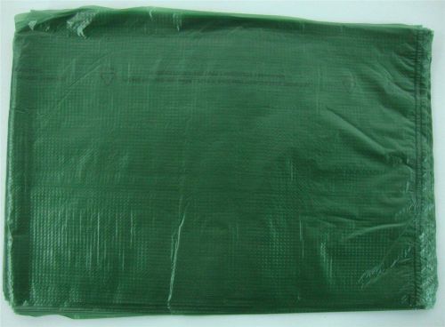 100 Qty. 6 1/4&#034; x 9 1/4&#034; Green High-Density Plastic Merchandise Bag Extra Small