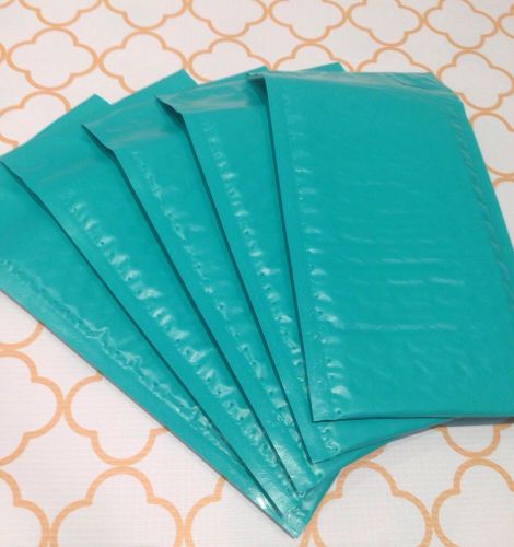 50 4x8 Teal Padded Bubble Mailers - Self Adhesive Bubble Mailers