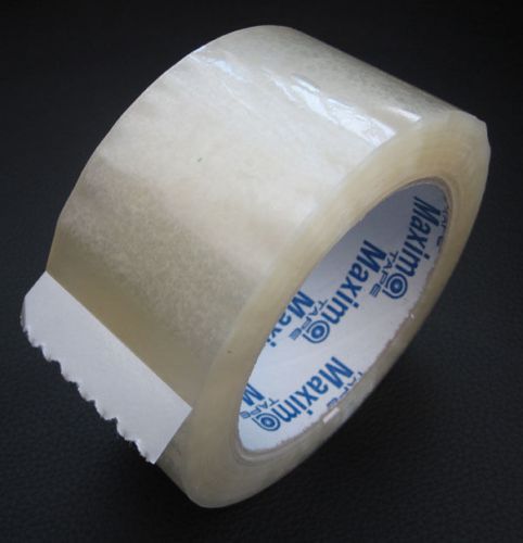 Carton Sealing Tape 2&#034; x 110 YDS, Clear, 1.8MIL, for Package, Shipping, Moving