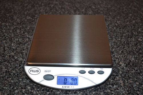 AWS (AMW-13) Battery Operated Digital Postal Kitchen Precision Bench Scale