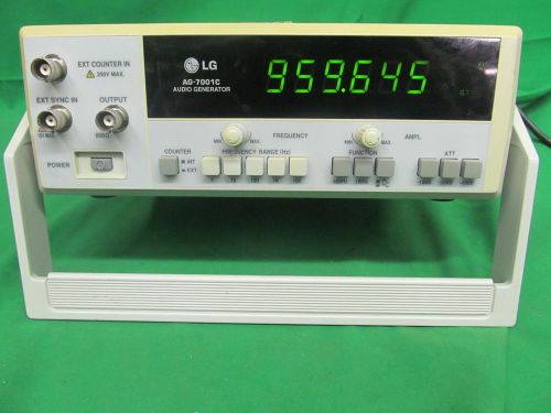 LG AG-7001C  2-in-1 Audio Generator and Frequency Counter
