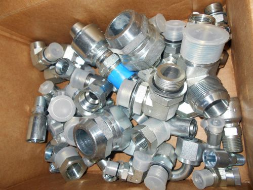 ASSORTED LOT 52 PIECES NEW FITTINGS,ADAPTERS,ELBOW,SWIVEL &amp; OTHERS MODELS