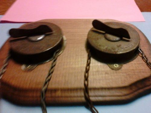 2 vintage Dampers  / chain driven, 1 Kalamazoo &amp; 1 Holland,  working and mounted