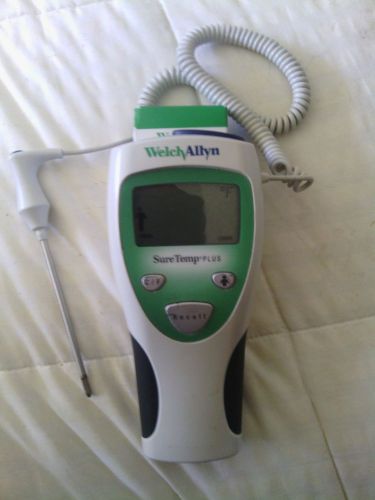 WELCH ALLYN Sure Temp Plus Digital Thermometor Exc. Cond. Used Minor Cosmetic we