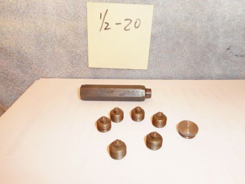Machinists 2/13 usa wow   1/2-20         genuine heimann transfer punch set for sale