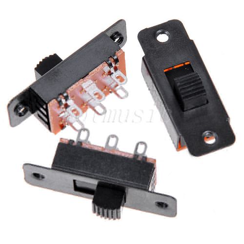 100*SS-23F19G5 6 Pin DPDT Solder Pin AC Slide Switch On-Off 3A250V / 6A125V