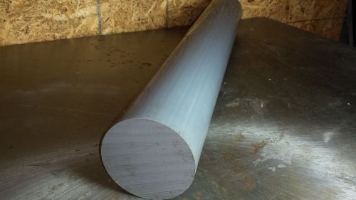 Solid PVC Gray Rod Bar 4&#034; Round 28&#034; Long Machinable