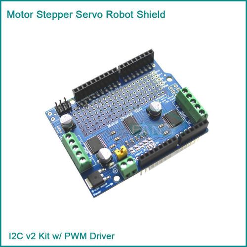 Motor/Stepper/Servo/ Shield for Arduino I2C v2 Kit w/ PWM Driver Ships from NY