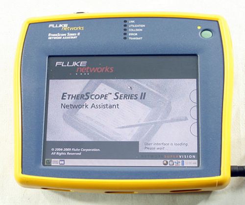 Fluke EtherScope Series II Network Meter with LAN, RFC 2544/ITO, Fiber Option