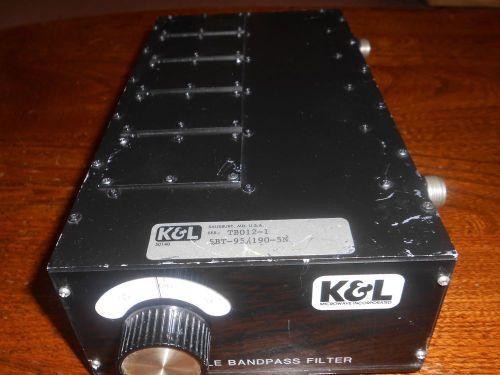 K&amp;L Microwave 5BT-95/190-5N Tunable Bandpass Filter 95-190MHz