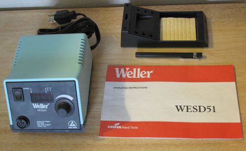 WELLER WESD51 Electronically Controlled Digital Soldering Station w/o Pencil