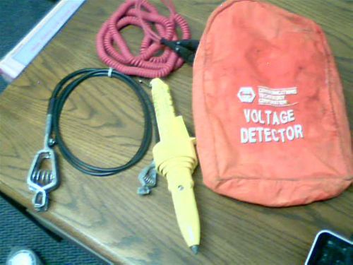 Fluke Networks C9970 High Voltage Detector With Ground Cables And Pouch Wow!!